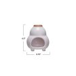 Ashanti Stoneware Footed Incense  Tealight Chimney Online Hot Sale