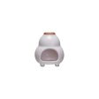 Ashanti Stoneware Footed Incense  Tealight Chimney Online Hot Sale