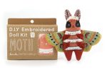 Moth Embroidery Kit Online Hot Sale