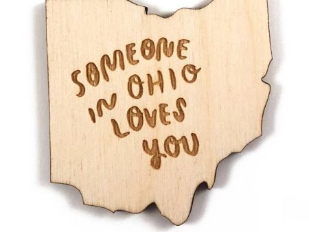 Someone in Ohio Loves You Magnet For Cheap