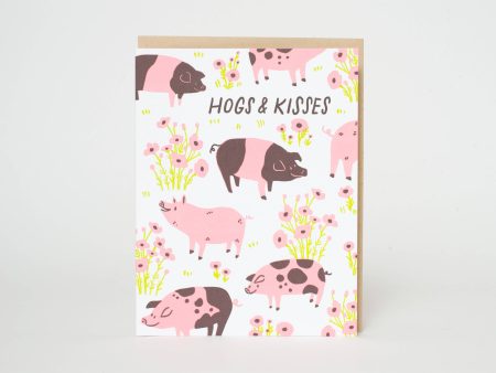 Hogs & Kisses Card Online Hot Sale