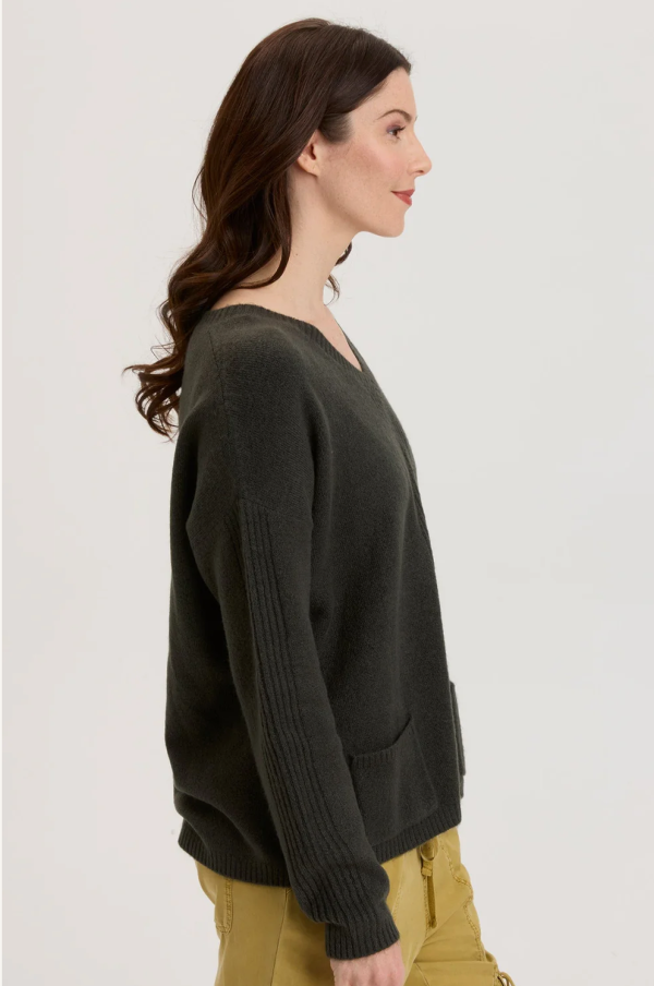 Gresham V-Neck Sweater For Discount